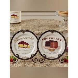 Sakura dessert/souvenir plates set of two